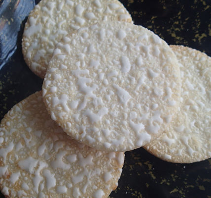 kaufen Essbarer Salz-Reis-knusperige Käse-Cracker-Fee Shell Crisp Butter Biscuits online manufacture
