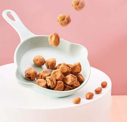 Guter Preis GRILL Pulver Plum Shaped Salted Fried Peanuts Rarioli beschichtete Erdnüsse Online