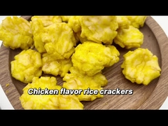 Knusperiger chinesischer würziger Imbiss zu wünschen wünschen Reiscracker senbei Reis-Crackerimbisse