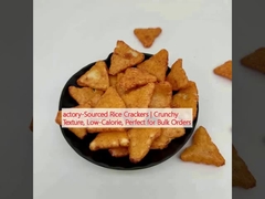 Schauspieler-basierte Reiskrackereien. Knussige Textur, kalorienarme, perfekt für Großbestellungen.